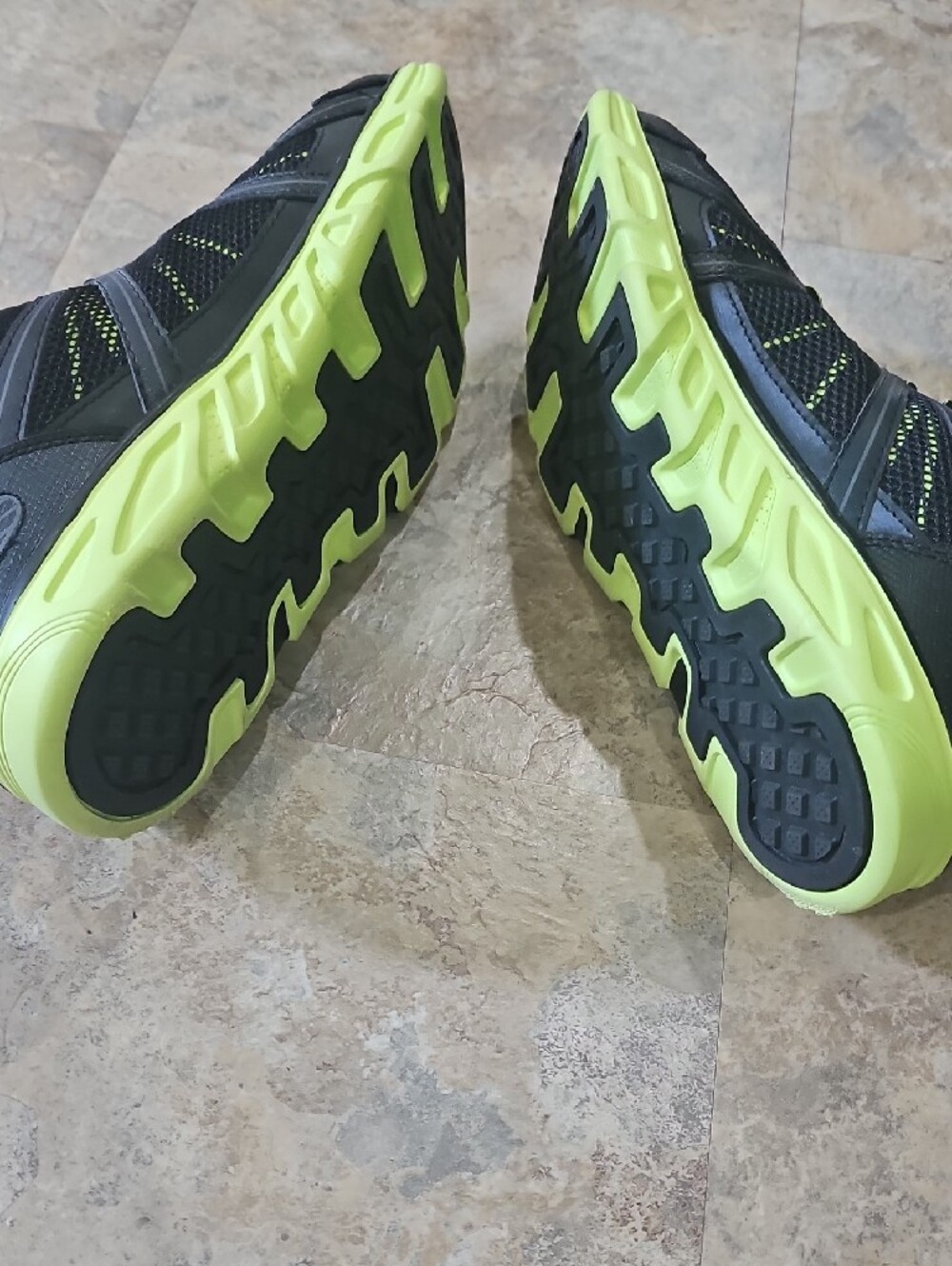 STARTER Men's Black and Neon Green Athletic Sneakers - Picture 6 of 7
